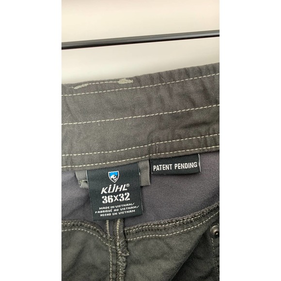 Kuhl Radikl Pants Mens Size 36x32 Carbon Grey Outdoor UPF Hiking Flawed - Picture 11 of 12